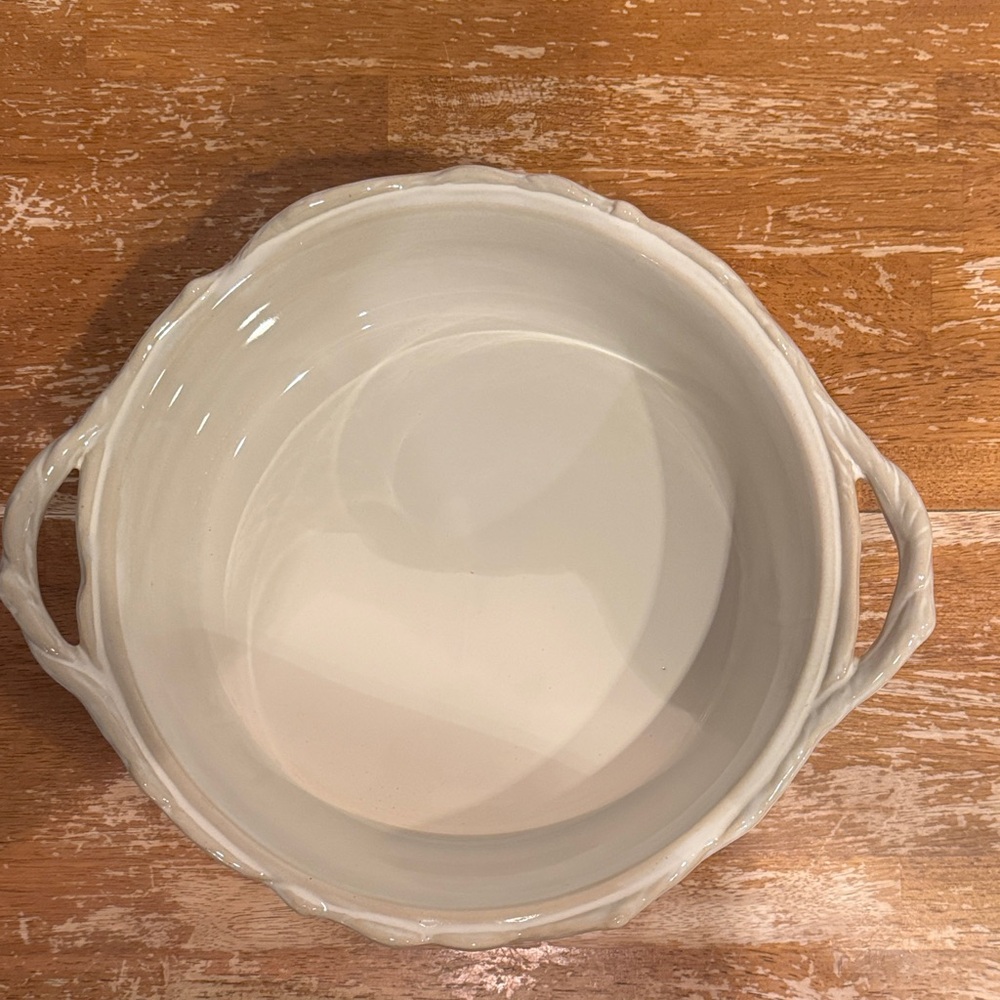 Anthropologie White Ceramic Dish - Picture 3 of 4